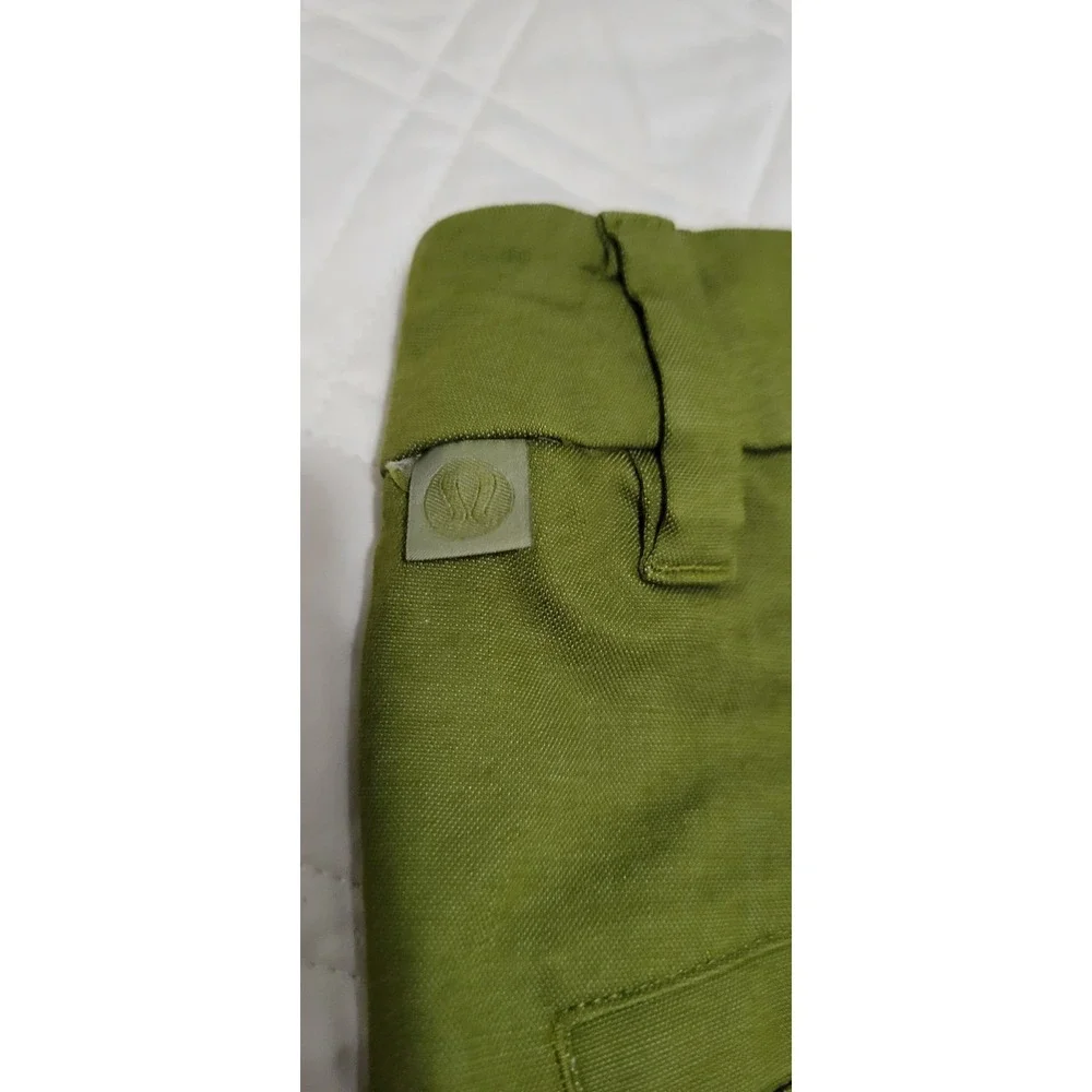 Lululemon Commission Shorts Oxford Men's Size 31 in Juniper Green - Picture 4 of 7